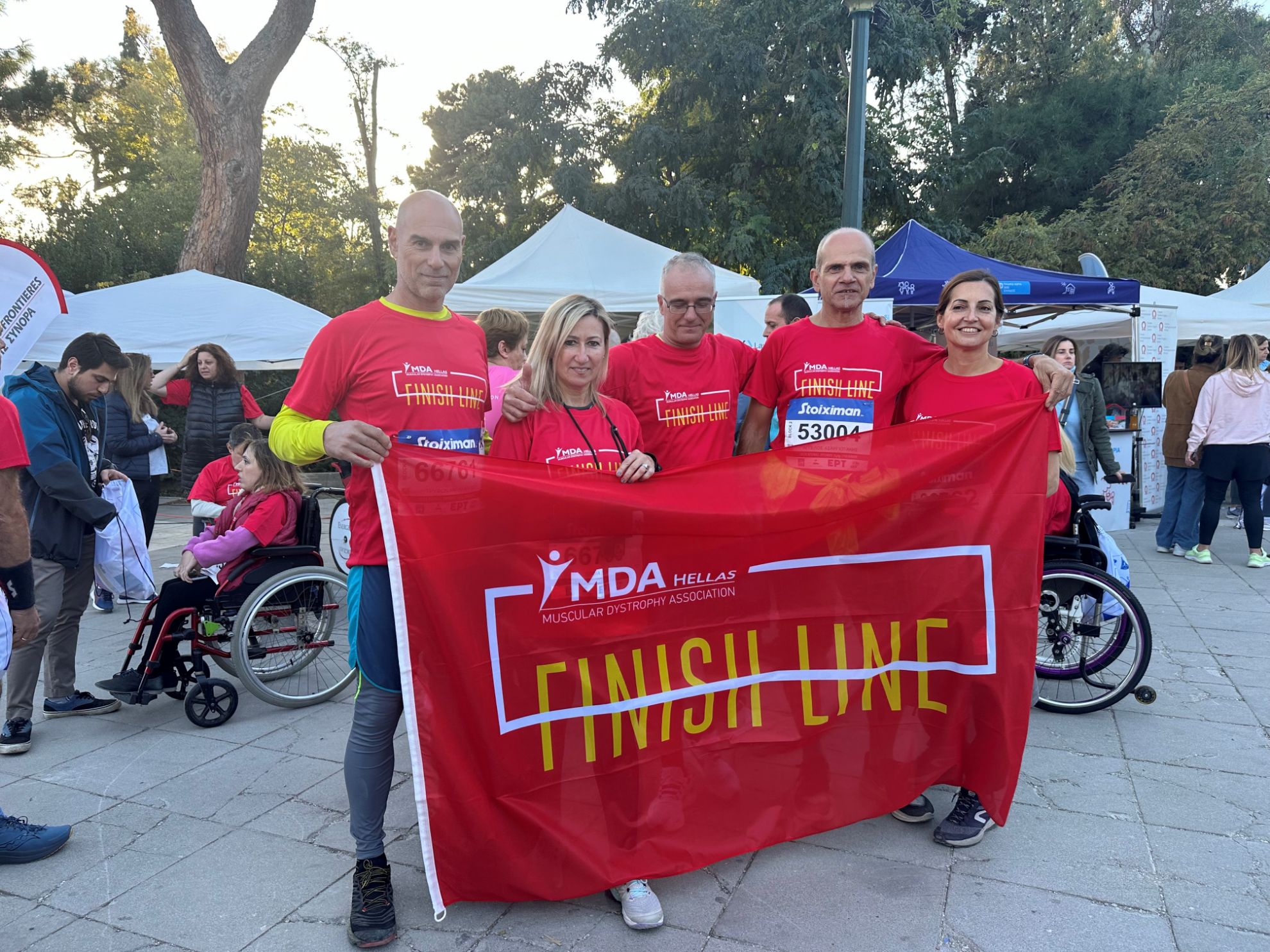 ACTIVE POINT IN THE 41ST AUTHENTIC MARATHON WITH MDA FINISH LINERS